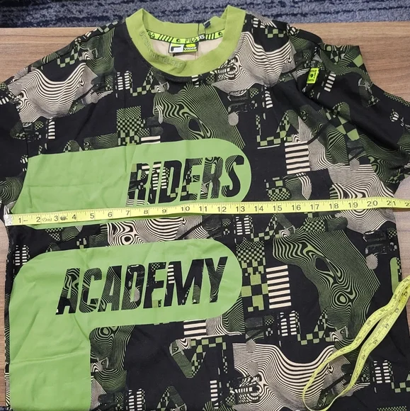 Fila VR46 Oversized Riders Academy Graphic Green T-Shirt Size XS - Picture 5 of 12